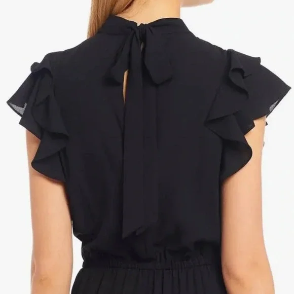 1.STATE Women's Flutter Sleeve Jumpsuit - Picture 8 of 11